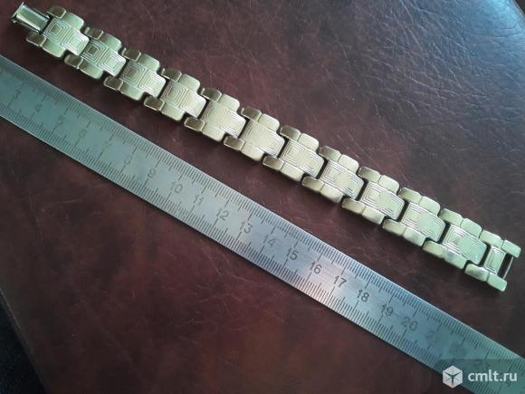 Мужской циркониевый браслет. Клеймо Zr.. Фото 1.