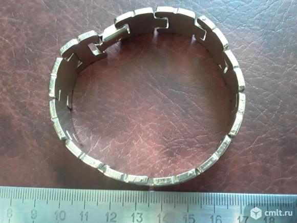 Мужской циркониевый браслет. Клеймо Zr.. Фото 11.