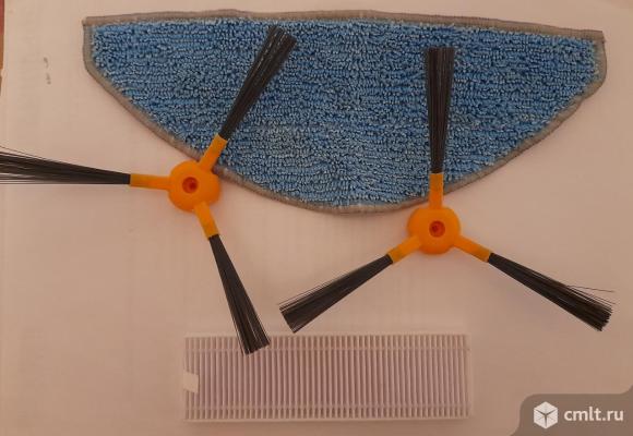 Новые боковые щетки фильтр микрофибра для робота пылесоса IBoto Aqua X220G. Фото 1.