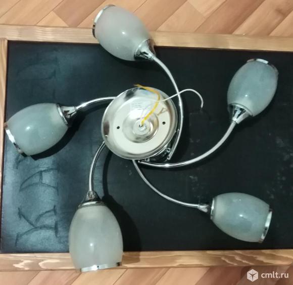 Люстра пятирожковая. Фото 4.