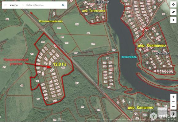 Земельный участок 12,8 Га в дер. Капшино Калязинского района Тверской области. Фото 1.