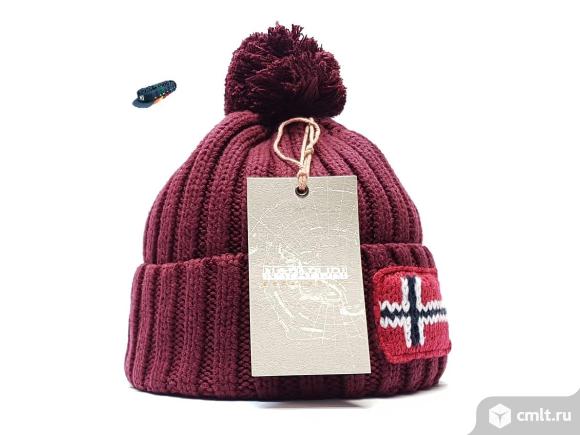 Шапка Napapijri (бордовый). Фото 15.