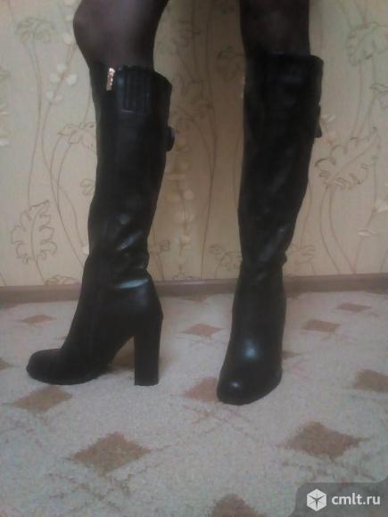 Сапоги Весна-Осень р.38.. Фото 1.