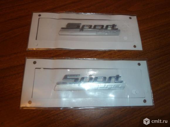 Эмблема шильдик Sport Line. Фото 1.