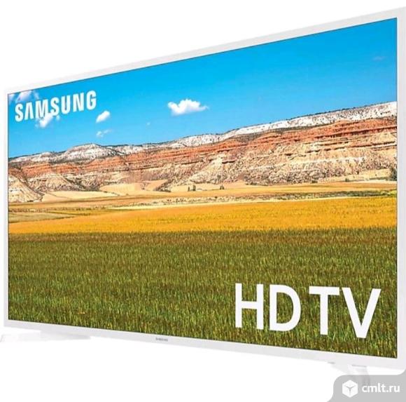 Новый гарантия 32" (80 см) Smart телевизор LED Samsung UE32T4510AUXRU белый. Фото 1.