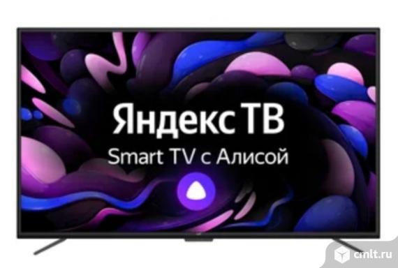 Новый гарантия 50" (127см) 4k UHD Телевизор Leff 50U520S LED, HDR на платформе Яндекс ТВ. Фото 1.