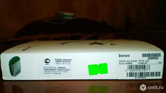 Слуховой аппарат карманный SIEMENS мощный.. Фото 3.