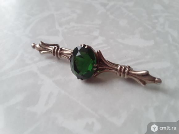 Брошь Серебро 875* проба. Винтаж. Фото 1.