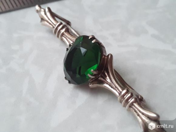 Брошь Серебро 875* проба. Винтаж. Фото 8.