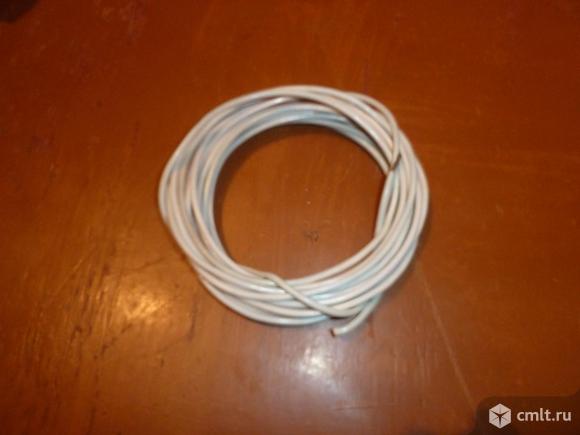 Провод силовой медный 1х2.5 мм кв. белый. Фото 1.