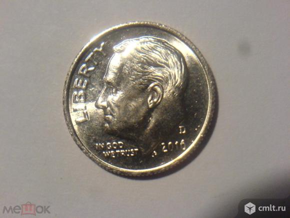 10 центов 2016 D XF США. Фото 1.