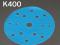 Круг Kovax 150мм Super Assilex К400 синий шлифовальный. Фото 1.