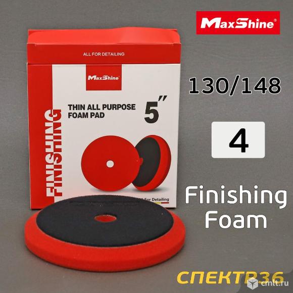 Полировальник бигфут MaxShine 130/148 Красный (мягкий). Фото 3.