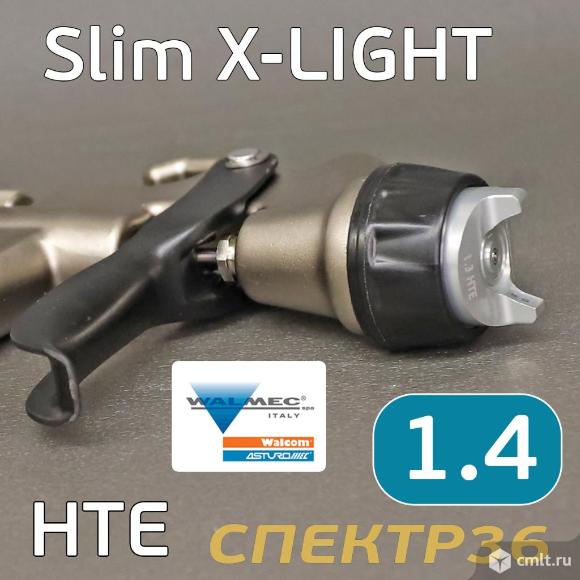 Краскопульт Walcom SLIM X-Light HTE 1.4 + манометр. Фото 6.
