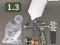 НАБОР: Walcom Slim Kombat HTE (1,3) + 3М 7503 респиратор. Фото 3.