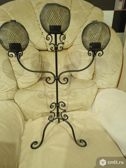 Подсвечник декоративный под 3 свечи  бу. Фото 1.