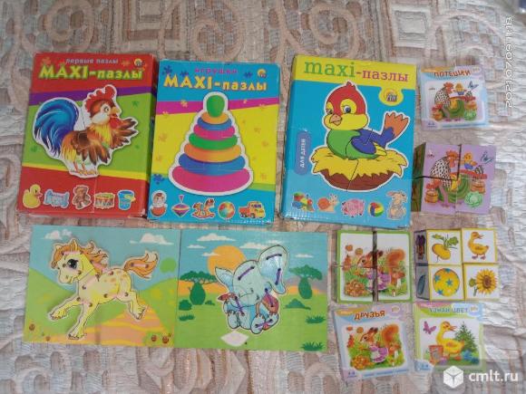 Развивающие логические игры: лото, пазлы, кубики. Фото 1.