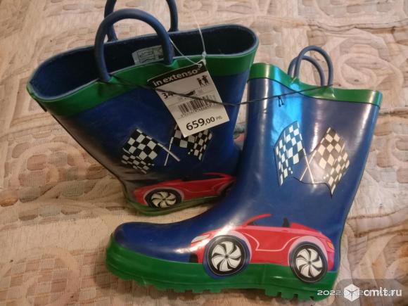 Новые резиновые сапоги. Фото 1.