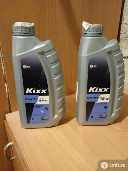 Масло трансмиссионное KIXX п/с 1+1 литр. Фото 1.