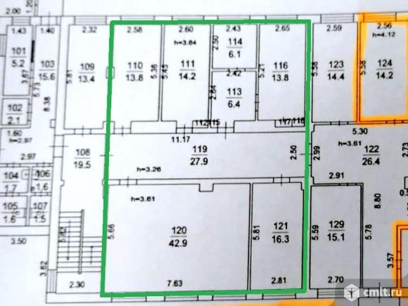 Предлагаются в аренду офисы на первом этаже. Фото 6.