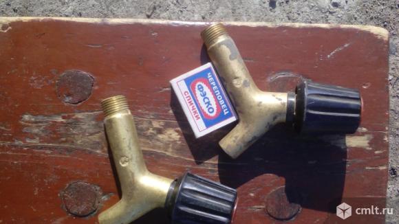 Краны латунные новые. Фото 1.