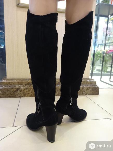 Сапоги зимние замшевые. Фото 2.