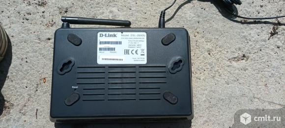 Роутер D-Link DSL-2640U в рабочем состоянии. Фото 6.