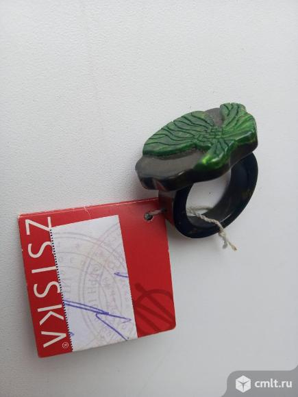 ZSISKA Кольцо Florescence Зеленый новое с этикеткой. Фото 1.