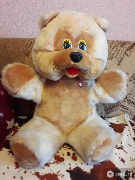 Большой плюшевый медведь. Фото 1.