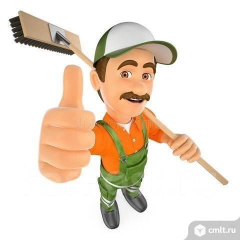 Дворник-разнорабочий. Фото 1.