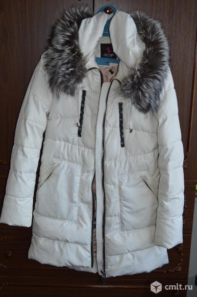 Пуховик женский, стильный, очень хороший, натуральный пух. Фото 1.