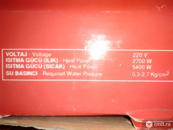 Водонагреватель проточный электрический. Фото 4.