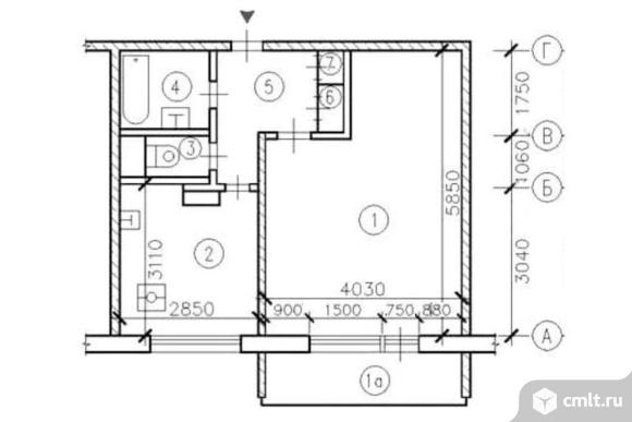 Планировка квартиры п 47 Продам 1-комн. квартиру 43.6 кв.м. - Москва - Доска объявлений Камелот