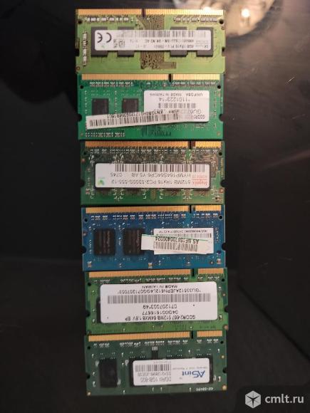 Оперативная память  512MB - 1Gb SO-dimm DDR2. Фото 1.
