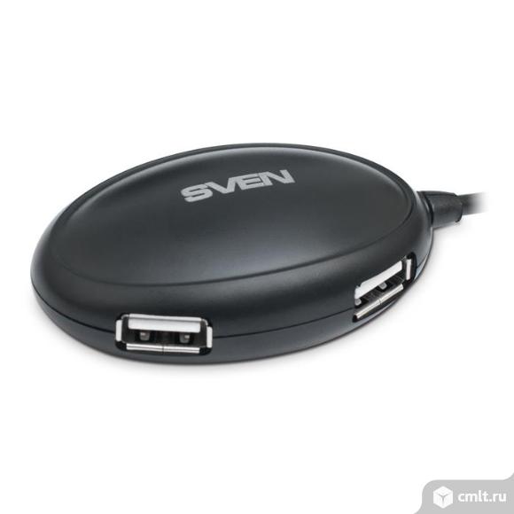 USB концентратор Sven HB-401 (120см). Фото 1.