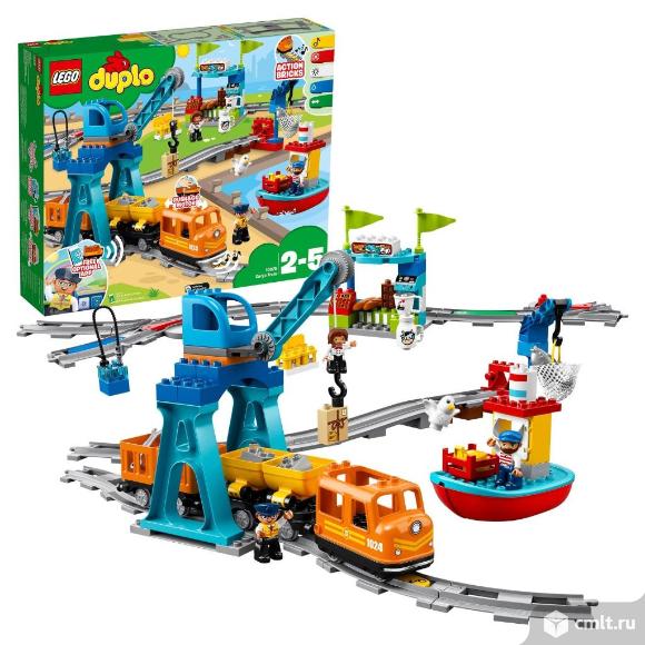 Конструктор LEGO DUPLO Town Грузовой поезд (10875). Фото 1.