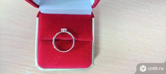 Золотое кольцо 16,5 размер 585 проба с чеками (новое). Фото 1.