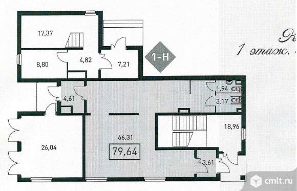 Сдается помещение 78.98 м2. Фото 1.