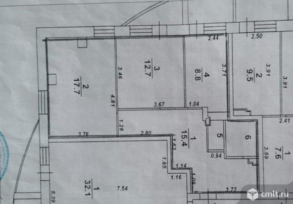 2-комнатная квартира 62 кв.м. Фото 8.