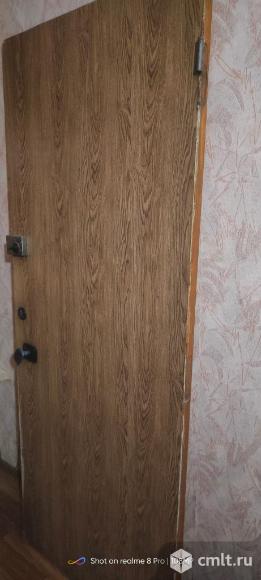 Дверь входная деревянная б/у,2 х 0.8м. Фото 5.