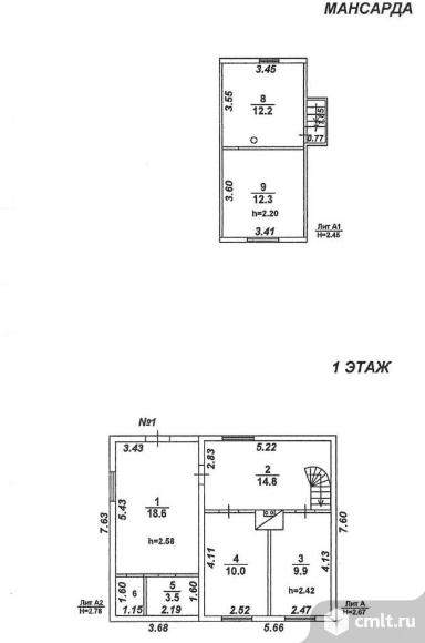 Дом 2-х этажный жилой и 2 смежных участка по 5 соток в СНТ "Южный"(Масловка, Левобережный р-н).. Фото 1.