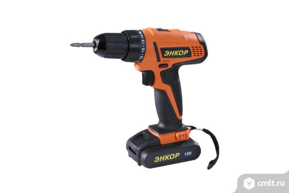 Аккумуляторный шуруповерт Энкор ДША-2 18ЭР/10ЛМ. Фото 1.