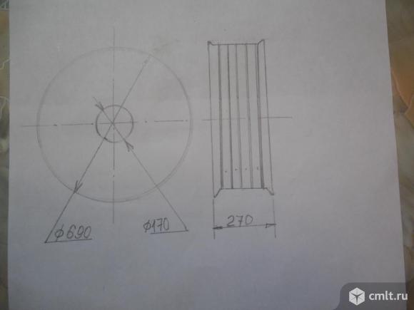 Ролик натяжителя клинового ремня А00020200019. Фото 4.