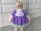 Текстильная кукла заяц Тильда 26 см. Фото 6.