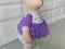 Текстильная кукла заяц Тильда 26 см. Фото 8.