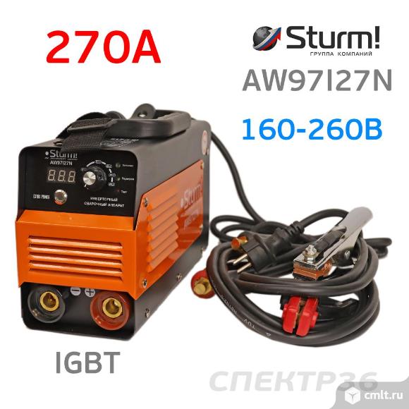 Инвертор Sturm AW97I27N (160-260В, 270 А) IGBT сварочный. Фото 1.