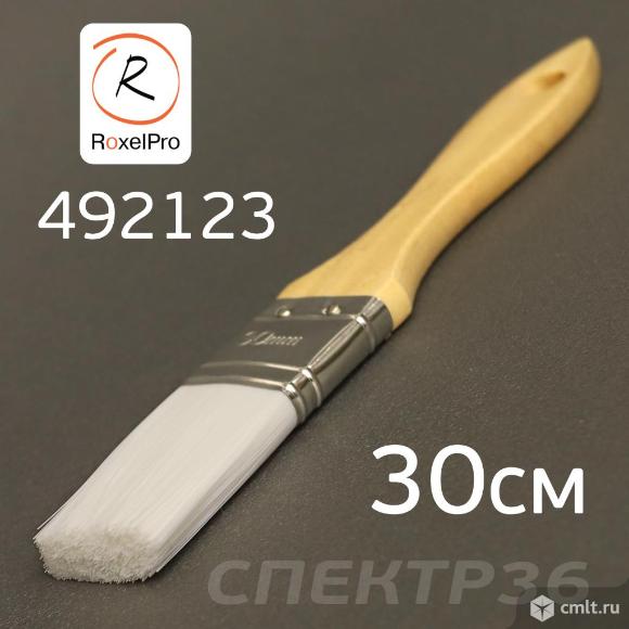 Кисть для герметика RoxelPro (30мм) плоская. Фото 1.