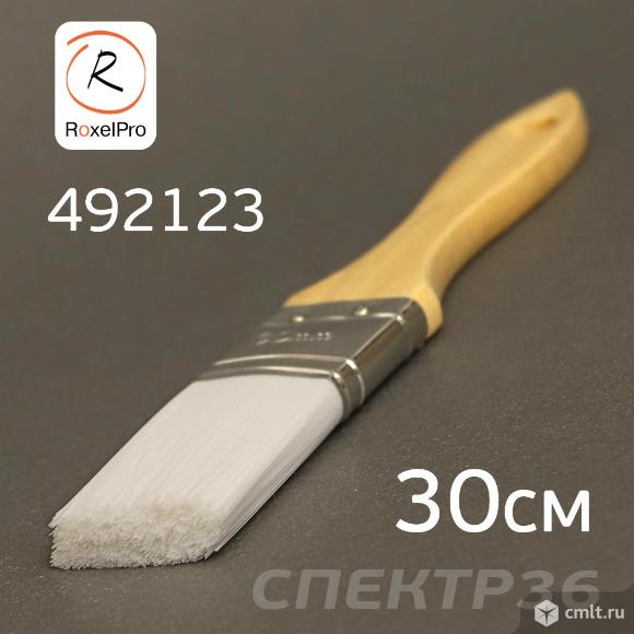 Кисть для герметика RoxelPro (30мм) плоская. Фото 3.