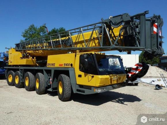 Аренда автокрана GROVE GMK 5100. Фото 1.