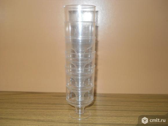 Рюмки 100-граммовые пластмассовые походные, в машину, гараж, на дачу и т.п. Фото 2.